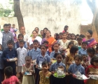 Celebrating India Independence Day with children In Hydrabad schools